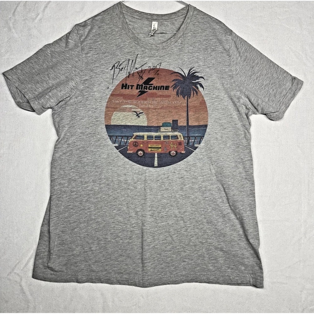 HIT MACHINE Portland band California‎ surf Rock Music T shirt Regge Vintage RARE